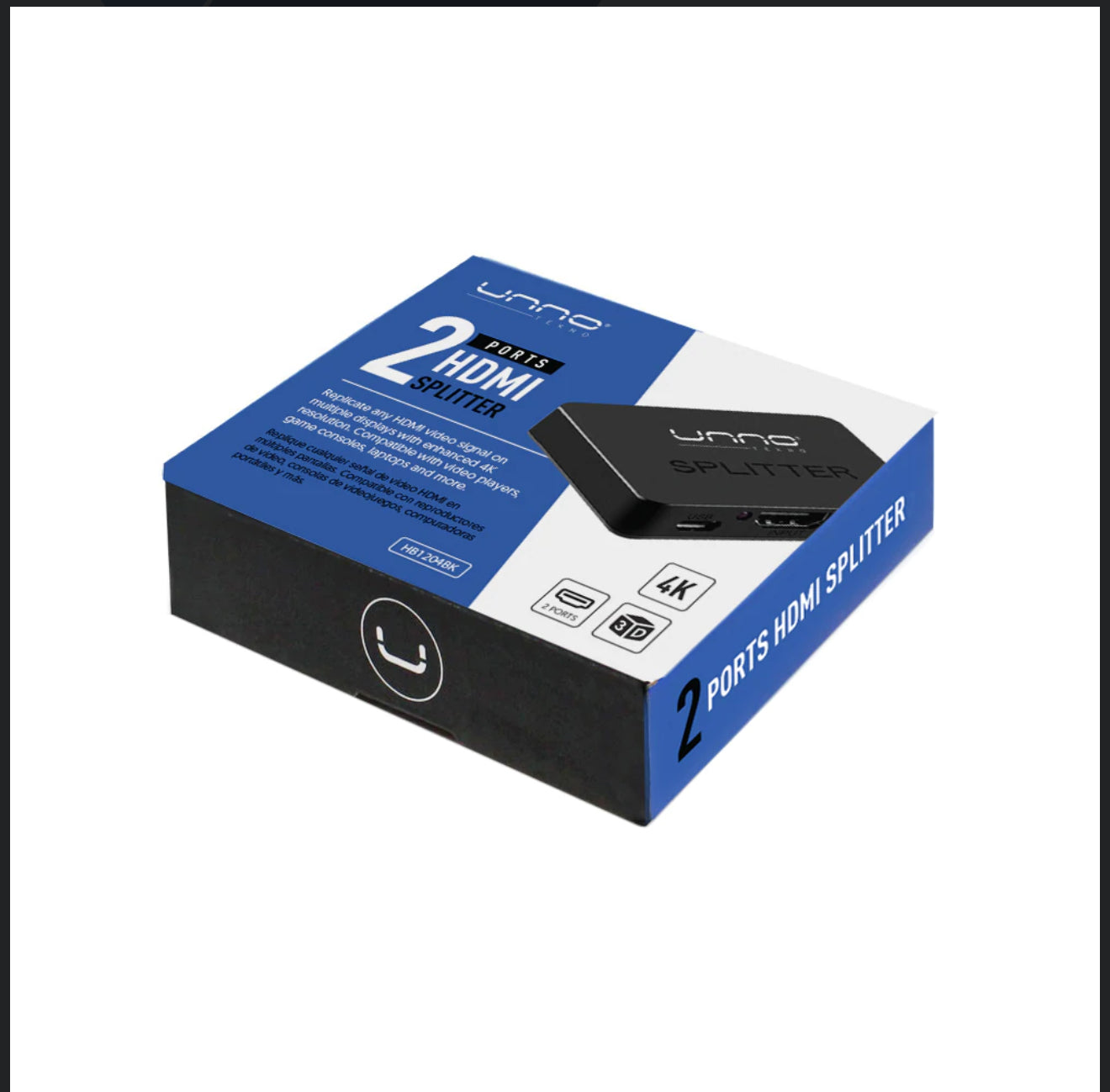 2 PORTS 4K HDMI SPLITTER