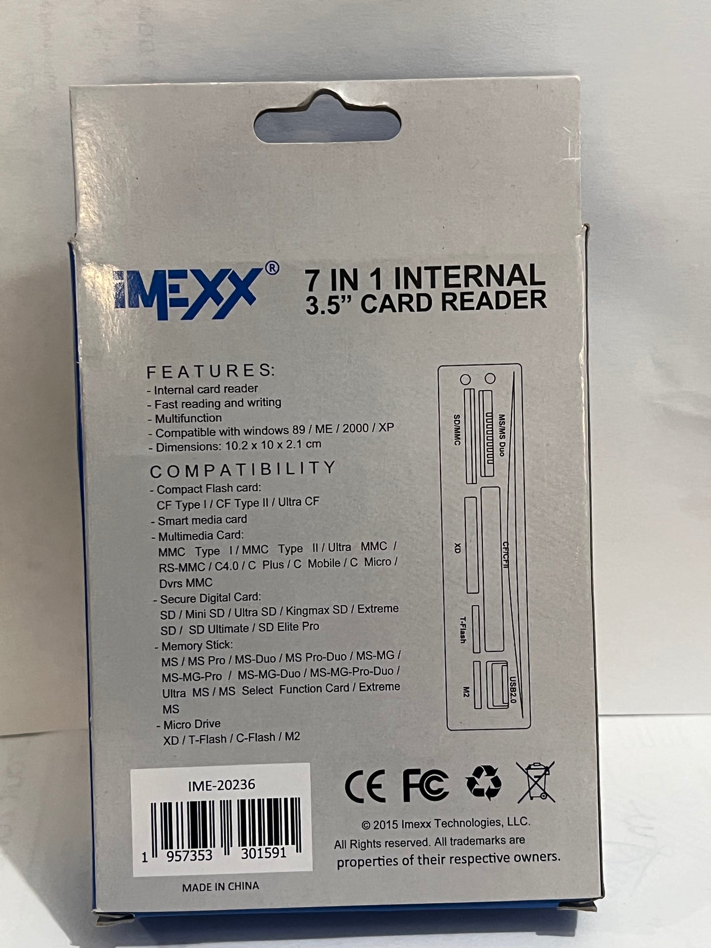 7 in 1 Internal 3.5 Card Reader