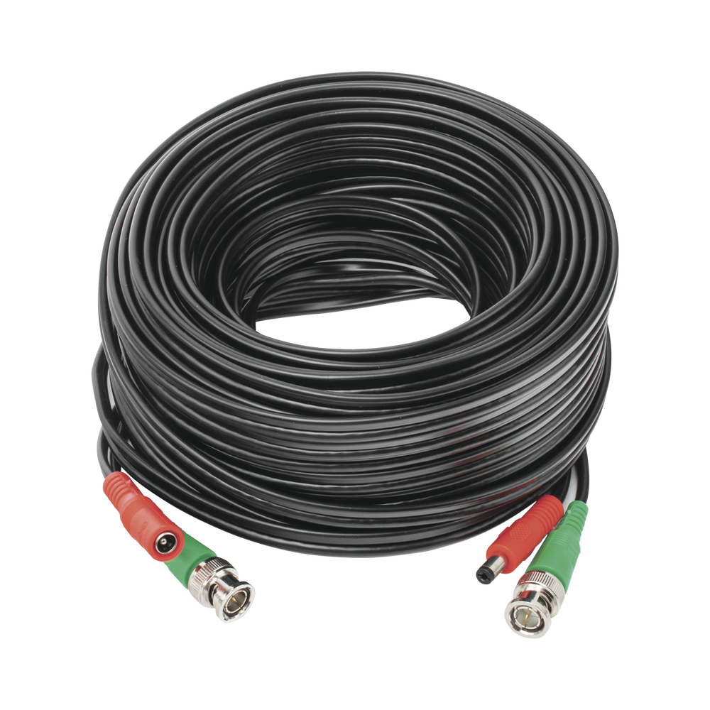 131 pies Cable Coaxial de alta calidad para camaras BNC (Video) Negro