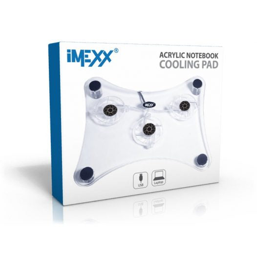 Ventilador Imexx para notebook 3 ventiladores