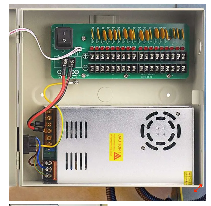 Power Distributor, 12V DC, 20Amp, UL Listed