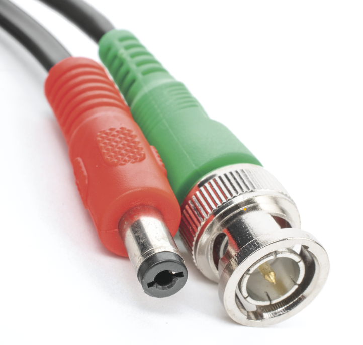 65ft Cable Coaxial de alta calidad para camaras de seguridad (Negro)