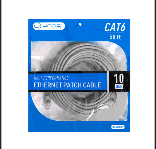 ETHERNET PATCH CABLE CAT6 | 50FT