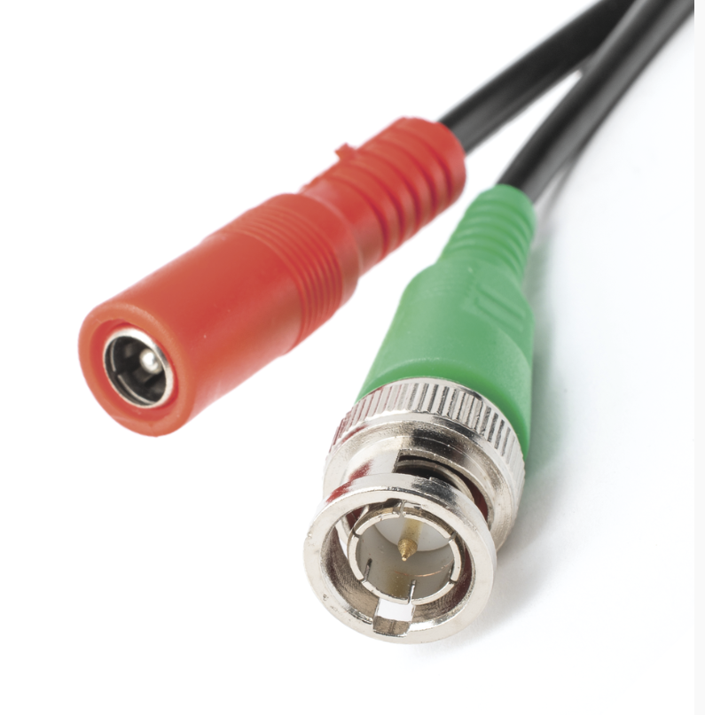 65ft  Cable Coaxial de alta calidad  para camaras de seguridad (Negro)