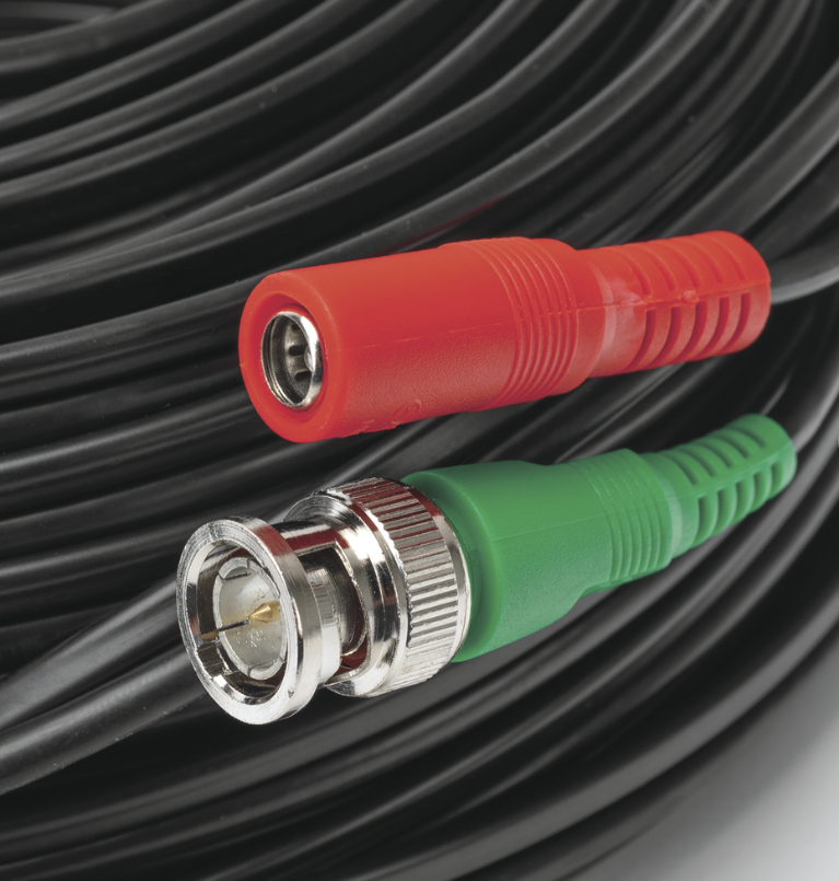 131 pies Cable Coaxial de alta calidad para camaras  BNC (Video) Negro