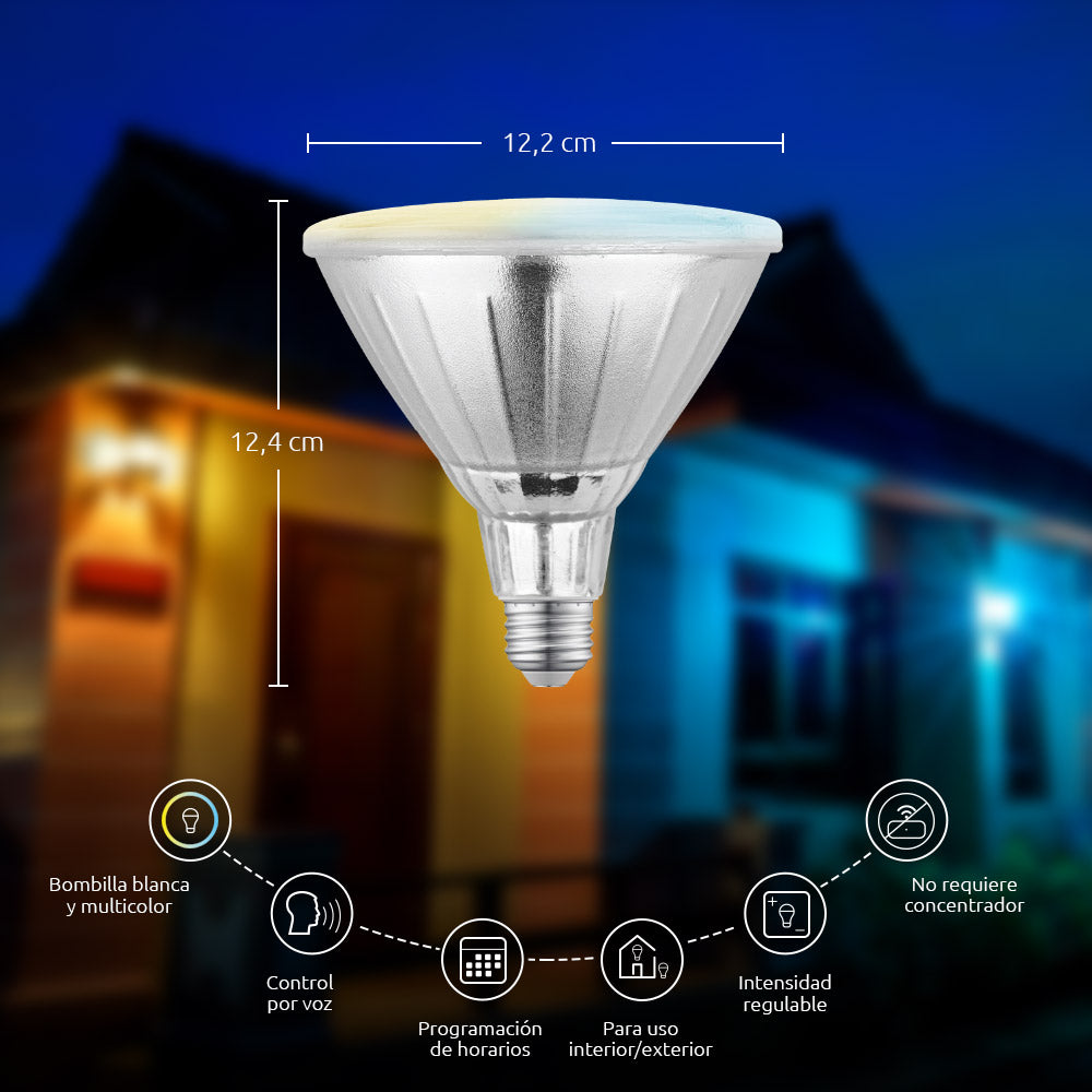 Bombilla LED inteligente Wi-Fi